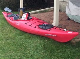 Two SUP USA Stand Up Paddle Boards Hobie Kayak Necky Looksha Kayak 14ft. with life vests