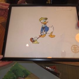 Disney Celluloid's With Certificates