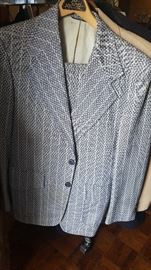 Vintage men's pinstripe suit