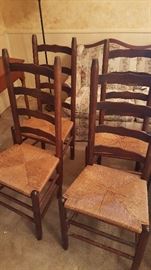 Ladder back chairs 