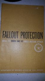 1950's nuclear fallout booklet