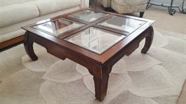 Asian motif coffee table