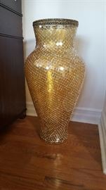 Glass mosaic floor vase from Pier 1