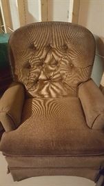 Brown swivel rocker