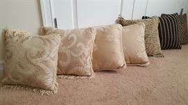 Decorative throw pillows
