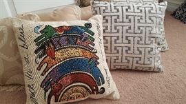 More throw pillows