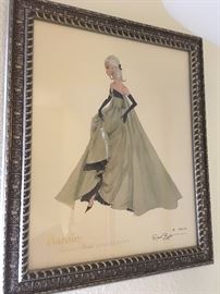 Robert Best signed & numbered Barbie Fashion Model Collection print. 