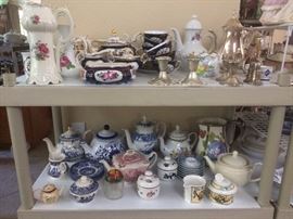 Lots of teapots & teacups
