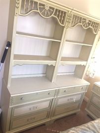 2 pc. bookcase and matching side tables