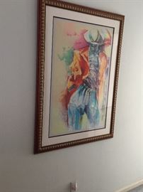 Limited Edition Paul Good night  Signed and numbered  Serigraph "Tennessee T Taster"  Large artwork