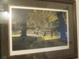 Living room Harold Altman artist "sunny afternoon Luxembourg" 63/285