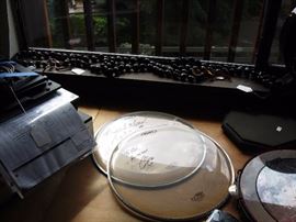 Downstairs Back Bedroom Right Drum Covers