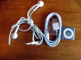 Downstairs Back Right Bedroom Apple iPod Shuffle A1373 Blue