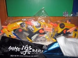 Downstairs Back Bedroom Right Nerf Guns--C015C--All work, Blow-up pillow