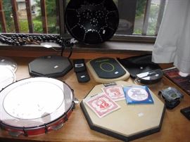 Downstairs Back Bedroom Right Drum Practice Pads