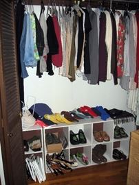 Downstairs Main Bedroom Right Men's clothes