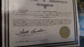 Living room Harold Altman artist "sunny afternoon Luxembourg" 63/285