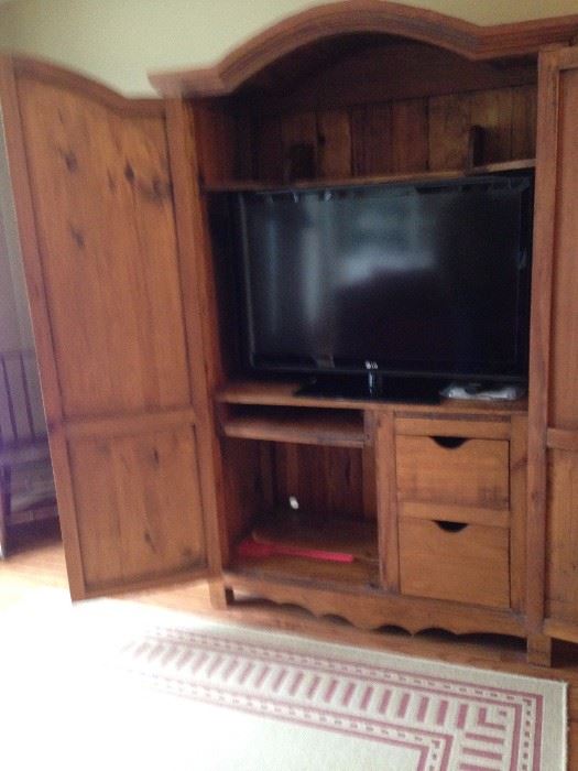 TV Cabinet & "LG" Flat Screen TV