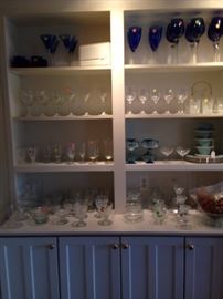 Blue Wine Glasses, Clear Wine Glasses & More