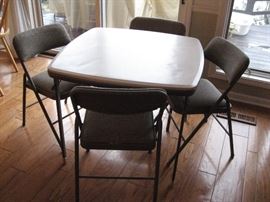 Card Table with Four Chairs...