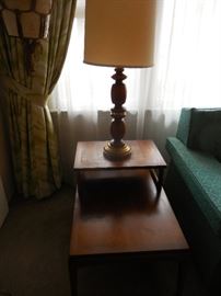 Mid Century Step End Tables (2)