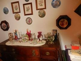 Vintage Hand carved Mahogany Side Board.