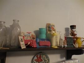 Vintage Milk Bottles, Novelty Items