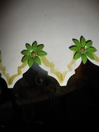 Green Enamel Flowers