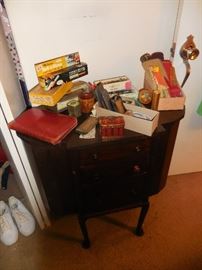 Vintage Mahogany Sewing Cabinet