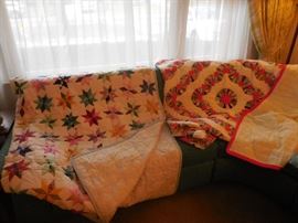 Vintage Hand made Quilts  EXCELLENT CONDITION 