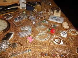 Vintage Costume Jewelry, Sterling, GF,$ Jewelry 