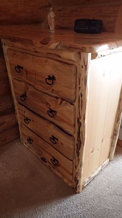 custom log dresser