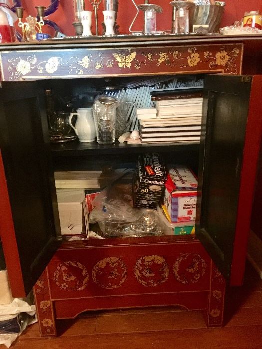 Storage with one shelf