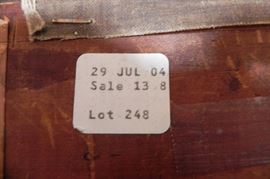 Alexander Charles Stuart (Scottish/American, 1831-1898)
Philadelphia waterfront, 1860, Alexander Charles Stuart as surgeon on the U.S.F. frigate Cumberland
signed 'Stuart' (lower left)
oil on canvas
30 x 50 in. (76.2 x 127 cm.)
executed in 1860 SOLD in 2004 $9560