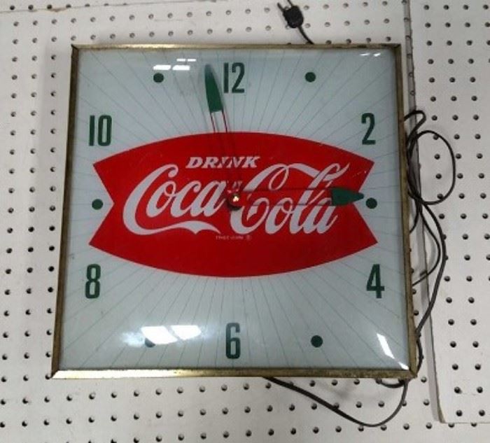 PAM Coca-Cola Clock