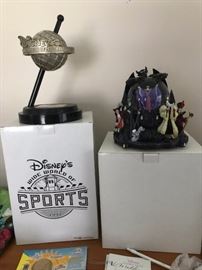 Disney Wide World of Sports Award and Disney Share a Dream Snowglobe
