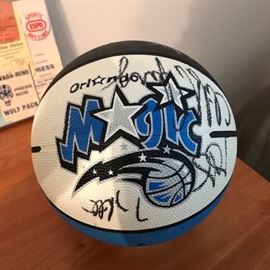 Autographed Magic Basketball