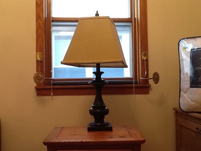 Bronze table lamp (not very old).