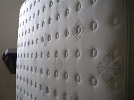 King size bed mattress barley used