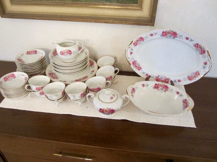 Ucagco China - Japan - "Rose Dawn" pattern - service for 8