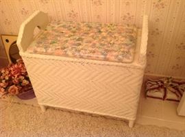 Wicker Bench $ 30.00