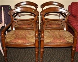 Chairs: Upholstered, Cushioned, Wood, and Metal