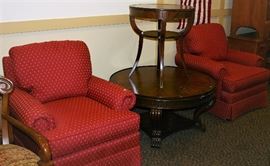 Chairs: Upholstered, Cushioned, Wood, and Metal