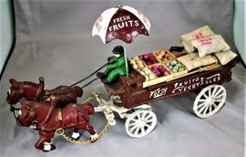 Produce Horse Drawn Wagon
