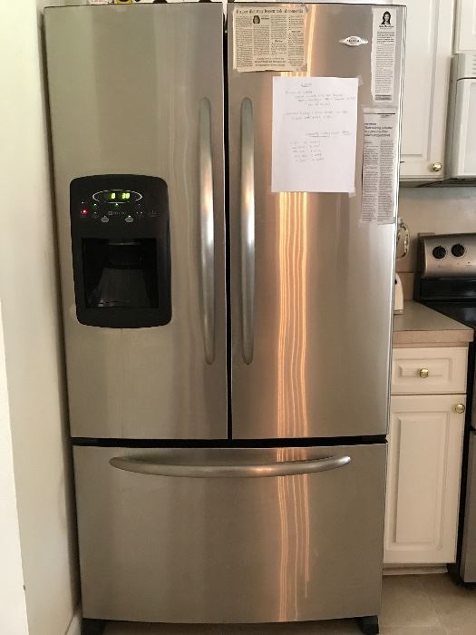  Maytag French door stainless steel refrigerator