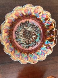 Carnival glass bowls