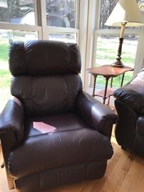 Leather La-Z-Boy recliner