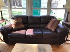 Leather sofa