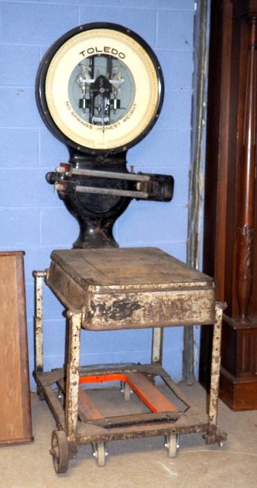 Toledo Scale Co. No Springs-Honest Weight 200# Warehouse Scale, Model 31-1823-FH