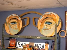Avant Garde Eyeglass Wall Art, Very Large 33.5"T x 91"W x 8.5"D